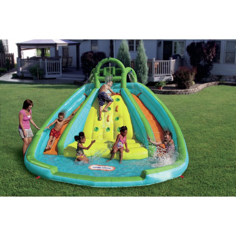 Little tikes rocky mountain river race inflatable slide bouncer online